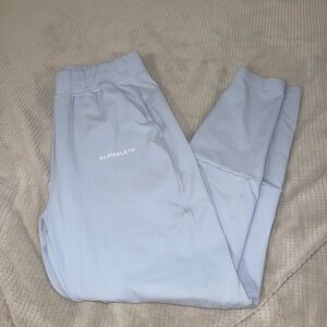NWOT Alphalete men’s joggers light blue